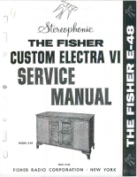 Fisher E-48-Custom-Electra-VI - Service Manual 